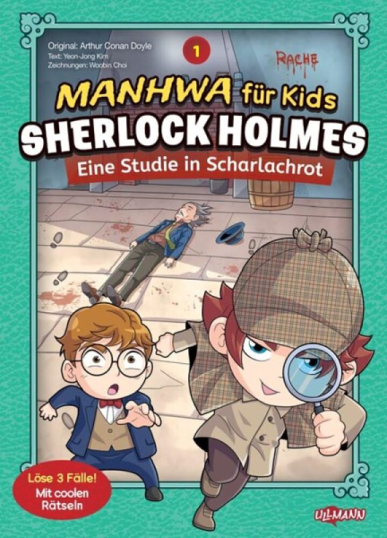 Manhwa für Kids: Sherlock Holmes 1 – Eine Studie in Scharlachrot